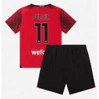 Dječji Nogometni Dres AC Milan Christian Pulisic #11 Domaci 2023-24 Kratak Rukav (+ Kratke hlače)